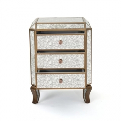 Mirrored Bedside Table -CBFN56