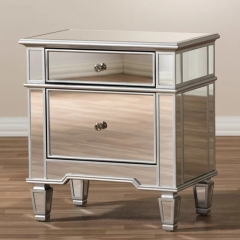 Mirrored Bedside Table -CBFN47