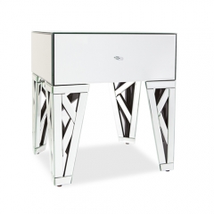 Mirrored Bedside Table -CBFN35