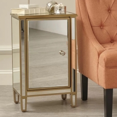 Mirrored Bedside Table - CBFN52