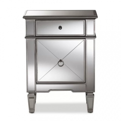 Mirrored Bedside Table -CBFN48