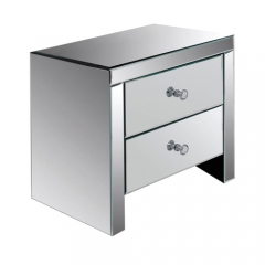 Mirrored Bedside Table -CBFN22