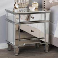 Mirrored Bedside Table -CBFN47