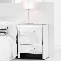 Mirrored Bedside Table -CBFN36