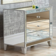 Mirrored Bedside Table -CBFN24