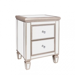 Mirrored Bedside Table -CBFN51