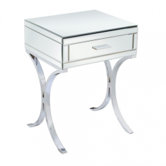 Mirrored Bedside Table- CBFN61