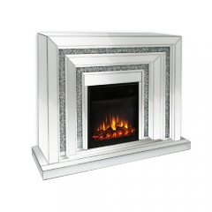 Modern Home Crushed diamond fireplace-CBFK02