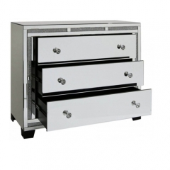 Crushed diamond chest of drawer-CBFF77