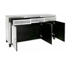 Crushed diamond chest of drawer-CBFF78