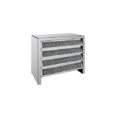 Crushed diamond chest of drawer-CBFF73