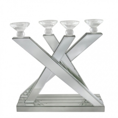 Mirrored candle holder-CBFU05