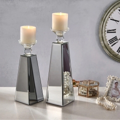 Mirrored candle holder-CBFU04