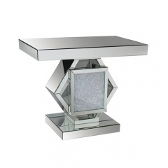 Crushed diamond mirror console table-CBFB62