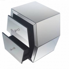 Mirrored Bedside Table -CBFN71