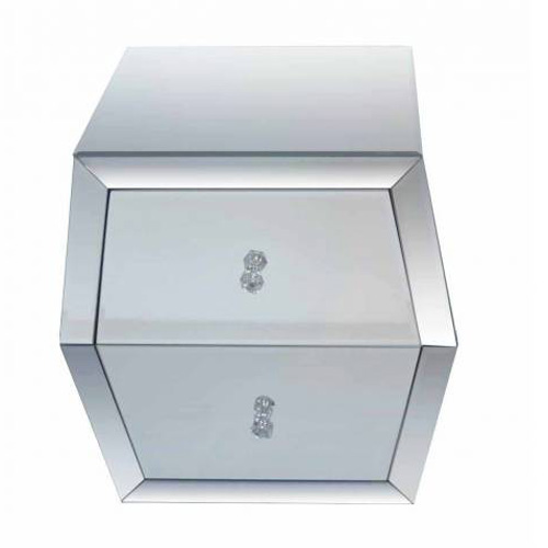 Mirrored Bedside Table -CBFN71