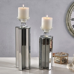 Mirrored candle holder-CBFU02