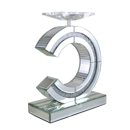 Mirrored candle holder-CBFU18