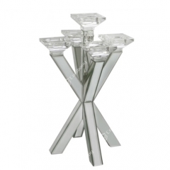 Mirrored candle holder-CBFU10