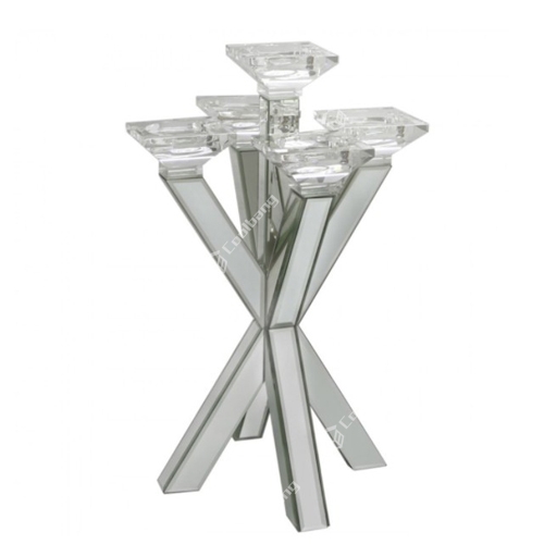 Mirrored candle holder-CBFU10