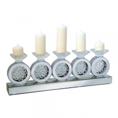 Mirrored candle holder-CBFU06