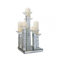 Mirrored candle holder-CBFU13