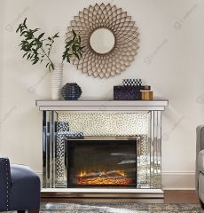 Floating Crystal Fireplace