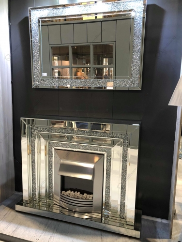 Crushed Diamond Fireplace CBHS-F011