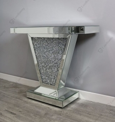 Crushed Diamond Console Table - CBHS-CT029