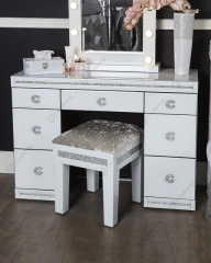 White Diamond Dressing Table