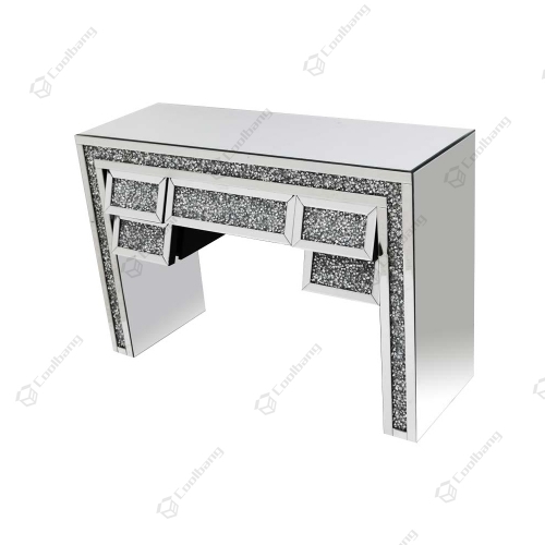 Crushed Diamond Dressing Table with LED Mirror