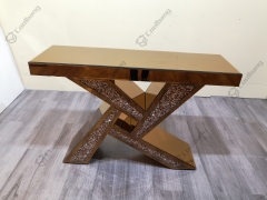 Modern Home Living Room Crushed Diamond Console Table