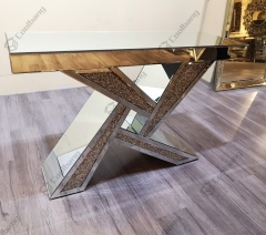 Modern Home Living Room Crushed Diamond Console Table