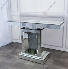 Modern Home Living Room Crushed Diamond Console Table