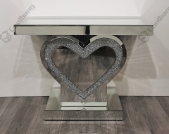 Modern Home Living Room Crushed Diamond Console Table