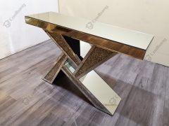 Modern Home Living Room Crushed Diamond Console Table