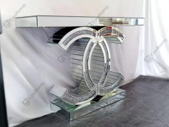 Modern Home Living Room Crushed Diamond Console Table