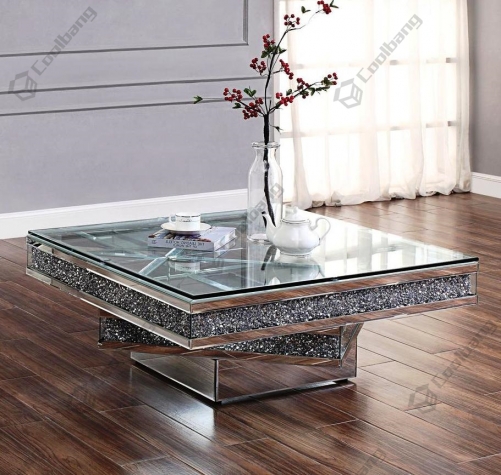 Modern Living Room Furniture Crushed Diamond Coffee Table