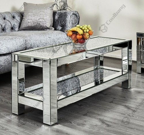 Modern Living Room Furniture Crushed Diamond Coffee Table