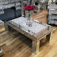 Modern Living Room Furniture Crushed Diamond Coffee Table