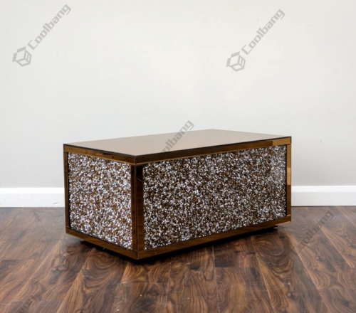 Modern Living Room Furniture Crushed Diamond Coffee Table