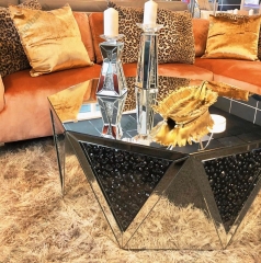 Modern Living Room Furniture Crushed Diamond Coffee Table