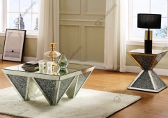 Modern Living Room Furniture Crushed Diamond Coffee Table