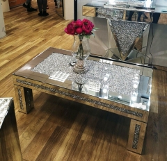 Modern Living Room Furniture Crushed Diamond Coffee Table