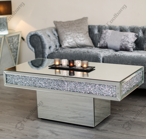 Modern Living Room Furniture Crushed Diamond Coffee Table