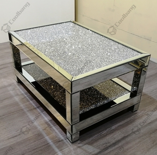 Modern Living Room Furniture Crushed Diamond Coffee Table