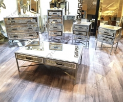 Modern Living Room Furniture Crushed Diamond Coffee Table