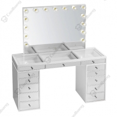 Modern Home Crushed Diamond Vanity Table Hollywood Dressing Table