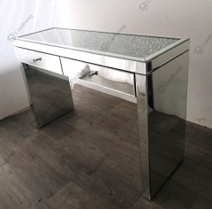 Modern Home Crushed Diamond Vanity Table Hollywood Dressing Table