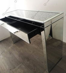 Modern Home Crushed Diamond Vanity Table Hollywood Dressing Table